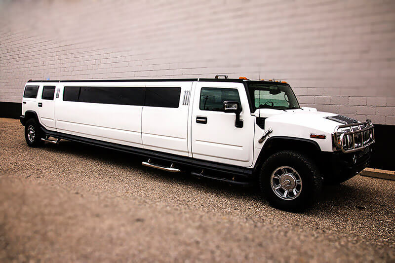 high-class limo interior