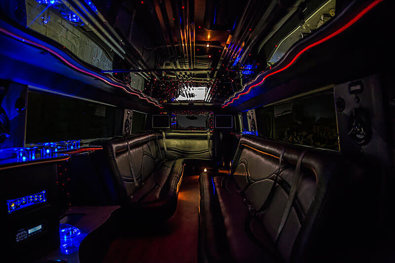 limousine booming sound system