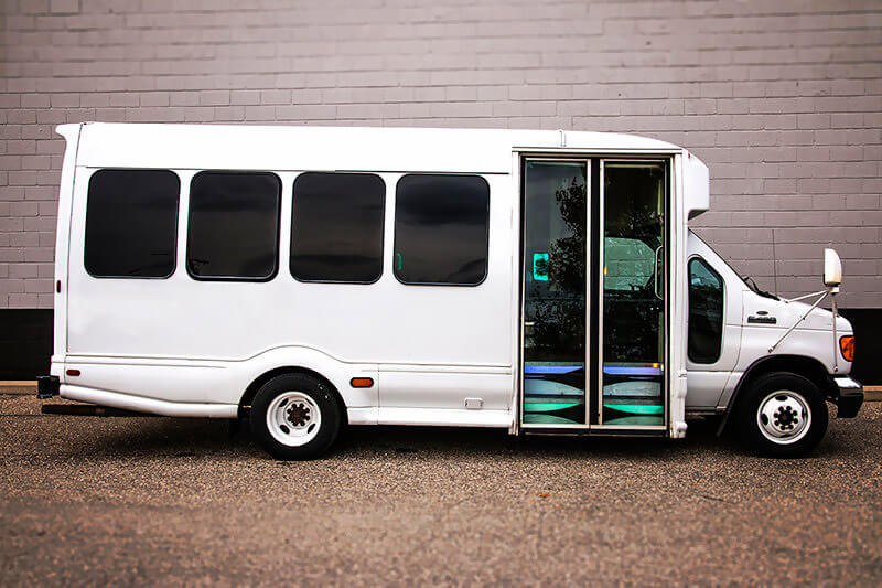 party bus Tulsa with leather seats